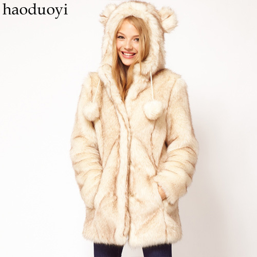 2013 Double cap dribbled two-color wool beige long design fur coat long design fur overcoat 6 full Free Shipping