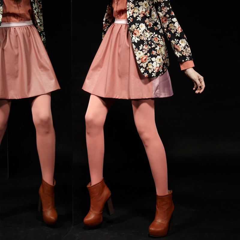 2013 ELF SACK women's skirt  spring fashion silk soft leather vintage bust skirt short skirt
