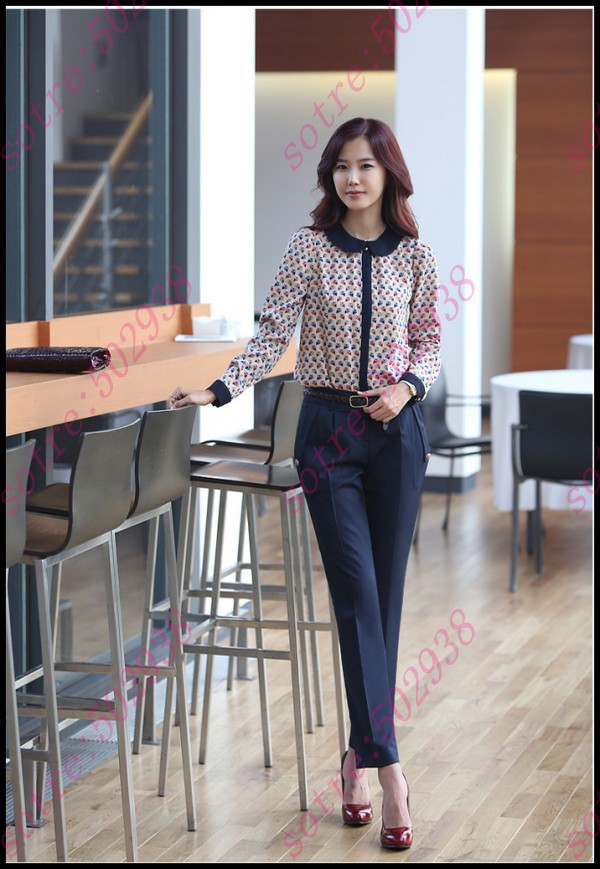 2013 Europe Style/ Chic Ladies Littler Owl Painted Peter Pan Collar Chffon Blouse Freeshipping