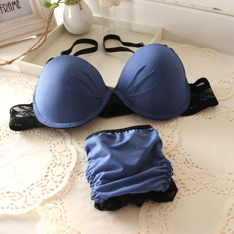 2013 fashion bling sexy lace bra set push up adjustable female