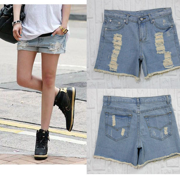 2013 fashion designer women jeans shorts pants lady garment  chaorenge-9098