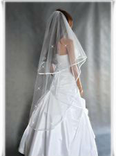 2013 Fashion Elegant Bride Bridesmaid Veil Ivory White