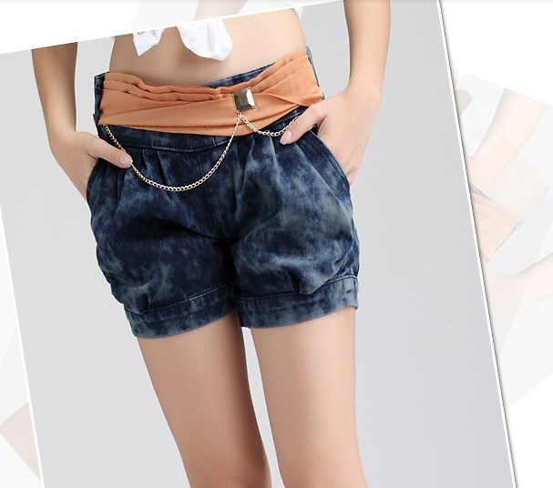 2013 Fashion Han edition Lady jeans short women jeans short ladies Harlan short pants free shipping