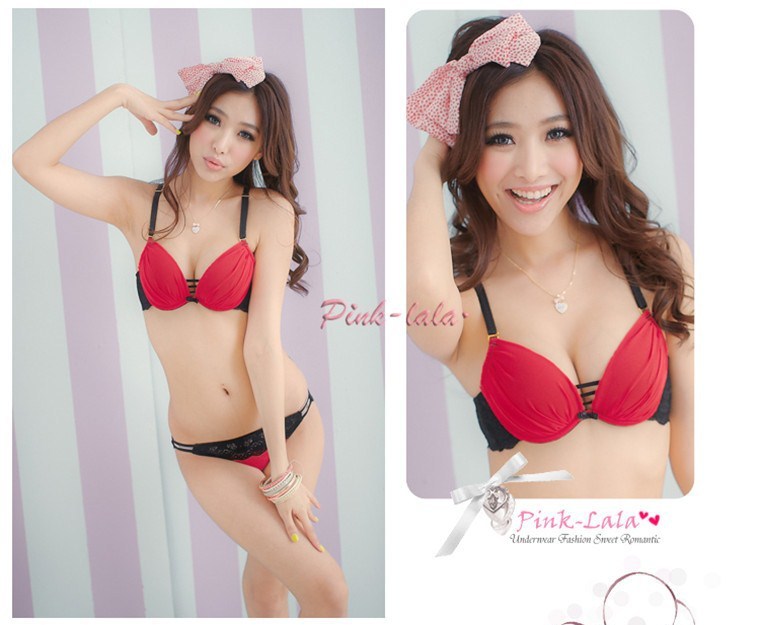 2013 Fashion Ladies' bra sets, Sexy Bra brief Sets, Padded Push-up Women's brassiere for AB Cup