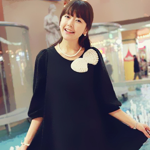 2013 fashion maternity clothing maternity Autumn one-piece dress!Free Shipping!