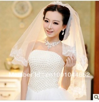 2013 Fashion New Style Wedding Veils Bridal Accessories Veil With Comb