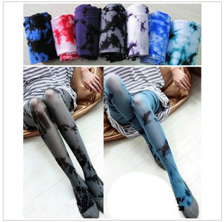 2013 Fashion Sexy Velvet Tie-Dyeing Pantyhose Sexy Stockings For Woman,Sexy Tights,Free Shiping