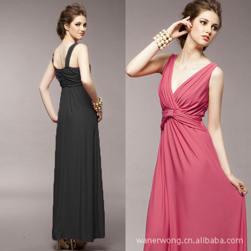 2013 fashion slim full one-piece dress evening evening dress formal dress