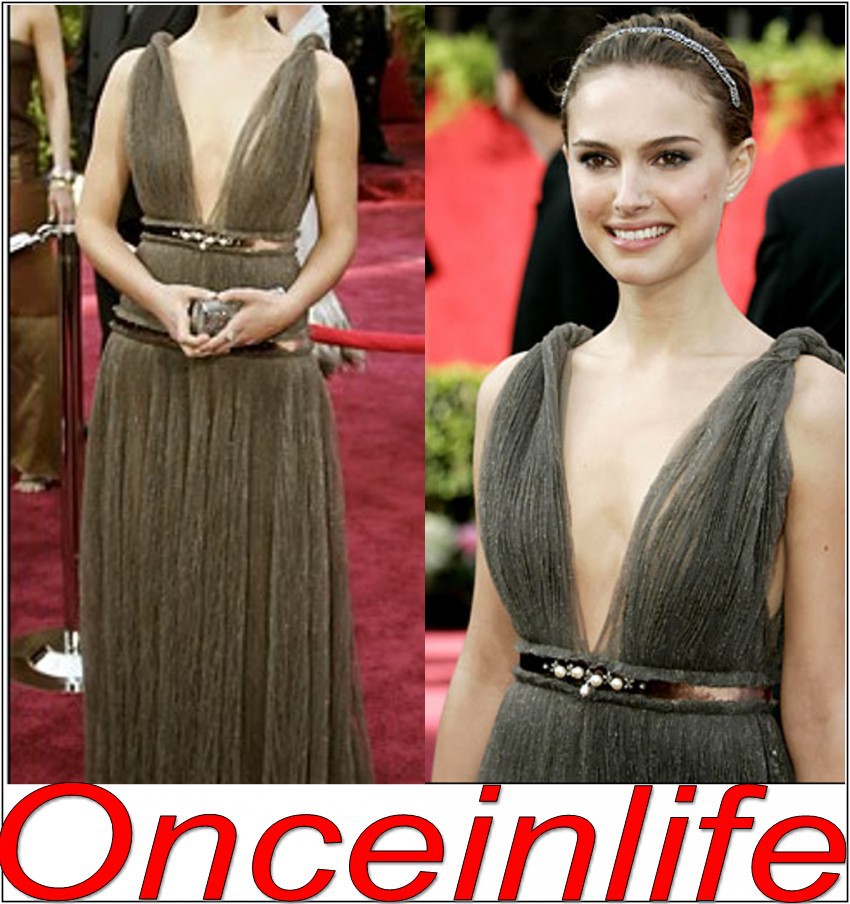 2013 Fashion Tulle Oscar Celebrity Evening Party Dress Ruffles Red Carpet Cannes Dresses in HIGH QUALITY