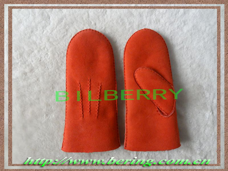 2013 Fashion & Warm Double Face Leather Gloves For Women