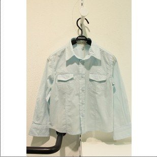 2013 fashion wear light blue can fail to form casual neck blouse Free shipping