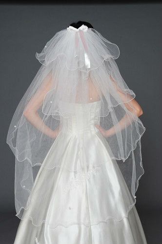 2013 Fashion Wedding Bride Bridesmaid Fitting Veil Petticoat White Ivory