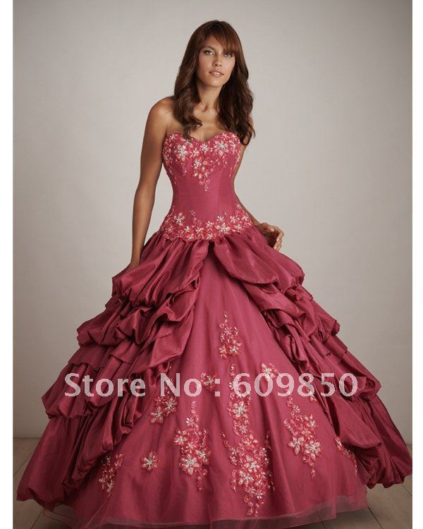 2013 Fast delivery customized  sweetheart strapess beautiful ball gown quinceanera dresses