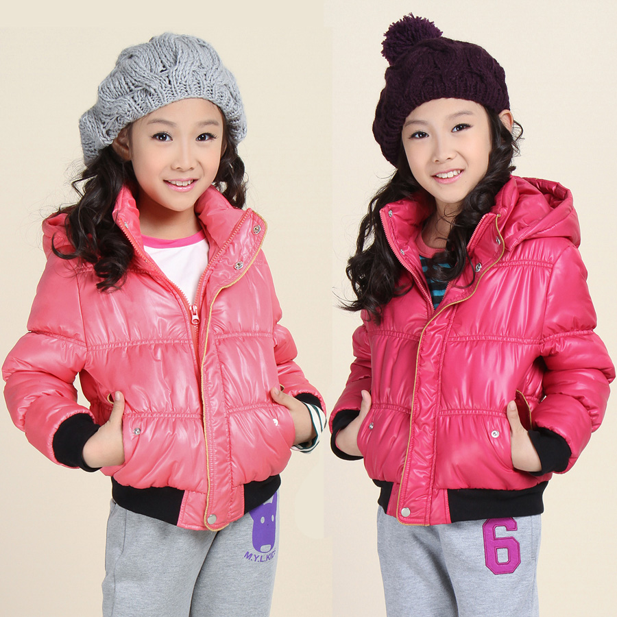 2013 female child wadded jacket cotton-padded jacket cotton-padded jacket outerwear winter female child wadded jacket short