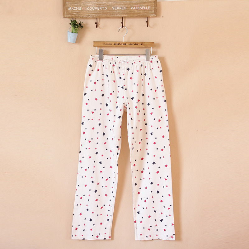 2013 female sanded 100% cotton derlook trousers pajama pants plus size 32-24k 2