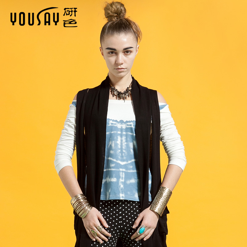 2013  free ship sex hot woman 2013 spring fashion trend women's slim sleeveless sweater cardigan
