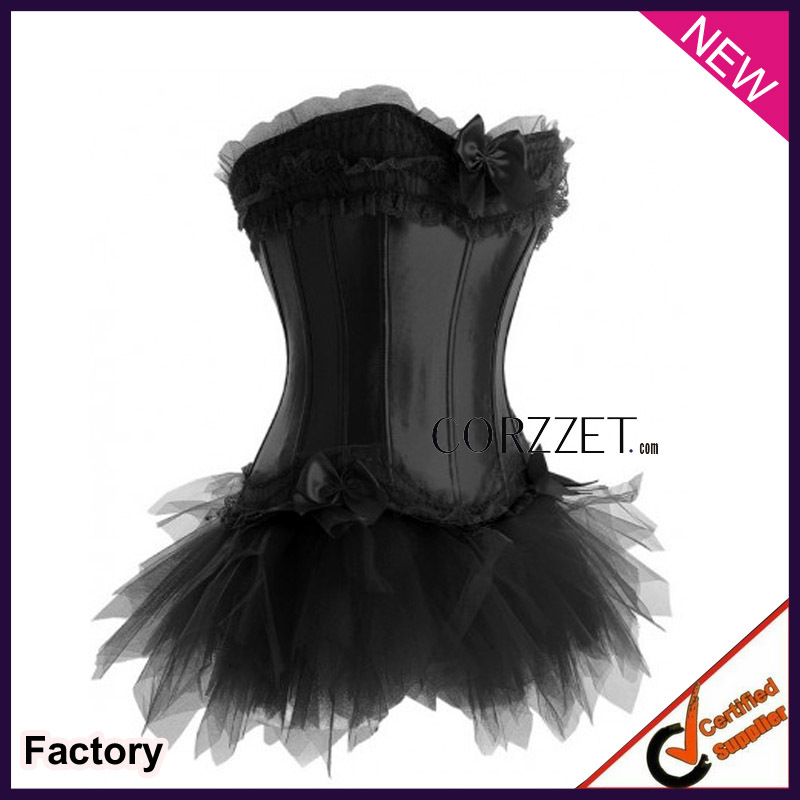 2013 Free Shipping Black/Red/White Swan Fashion Women Sexy Corset and Bustiers