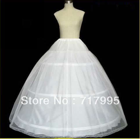 2013 Free shipping Bridal wedding underskirt/petticoat 3 Hoop