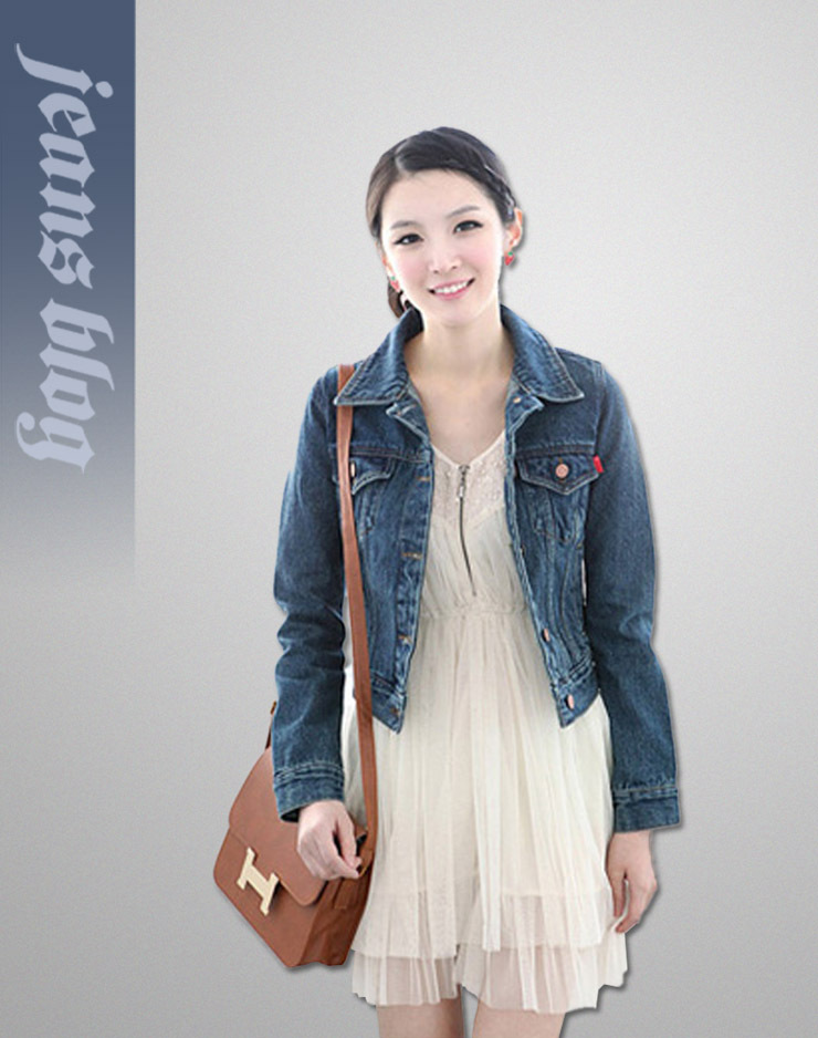 2013 Free Shipping   Fashion Blue Vintage Jean  Outwear Jean Classical Fashion Jean Coat  No9413