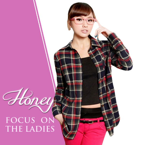 2013 Free Shipping Fashion  Honey England  Blouse  Sweet Printed  Casual  Ladies BlouseNo3916