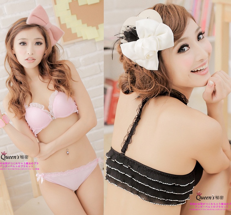 2013 free shipping-- High Quality Elegant cute push up lovely Sexy&Fashion bra set (push up),sexy bra set ,Sexy lingerie