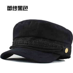 2013 Free shipping Lace hat female navy cap hat female summer spring and autumn women's hat