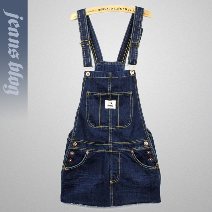 2013 Free Shipping Ladies Dress  Fashion  Denim Jeans  Rompers Dress New Stock Jeans  9935