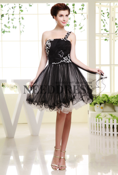 2013 free shipping mini style one-shoulder fashion dress/ ladies' dress /gradustion dress/ celebrity dress WD3-071