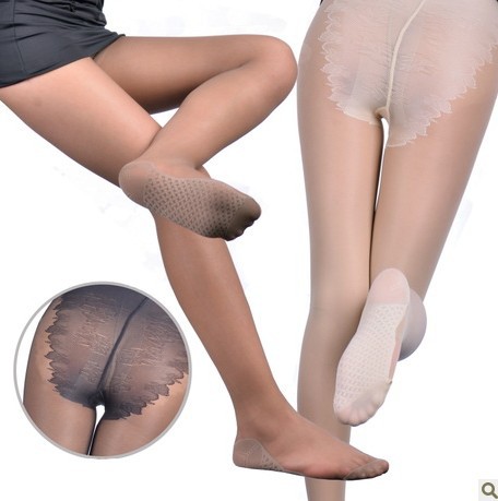 2013 Free Shipping Stylish  Ultra-thin Ladies Sexy Anti-snagging Stocking Bikini Type  Pantyhose Tights 6pcs/lot Black