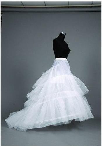 2013 Free shipping White3-Layers Tulle 3 Hoop Low Price Wedding Dress Petticoat Underskirt Underdress Prom Dresses Party dress