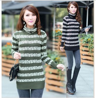 2013 free shipping Winter Slim long-sleeved korean style women crochet sweater