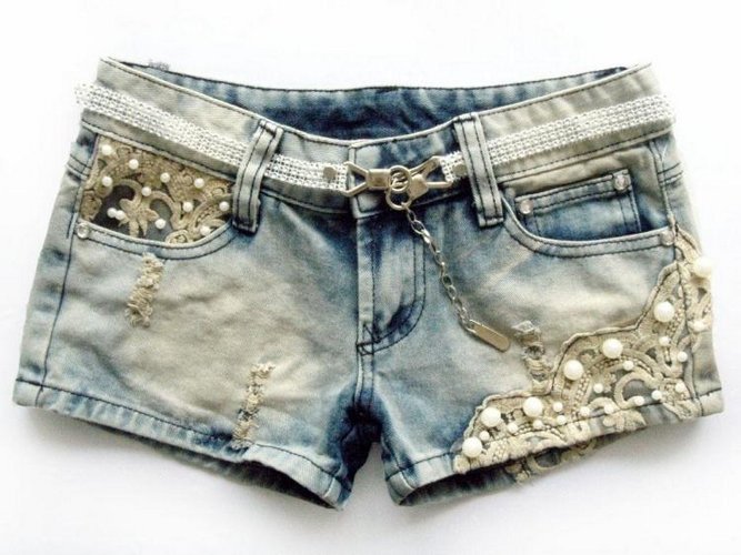 2013 Free Shipping Zipper Paillette Ornament Pockets Demin Shorts for Summer Rhinestone Denim Shorts Women