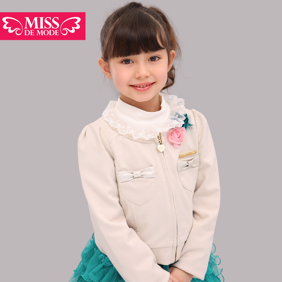 2013 green box children's clothing female child casual outerwear child all-match outerwear spring