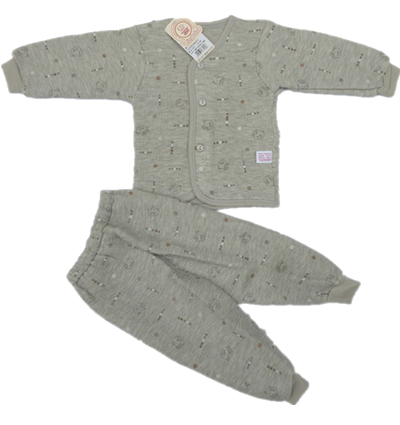 2013 Grey bamboo carbon fiber xianxiongtaocheng ecgii set thickening baby thermal underwear dual baby clothing