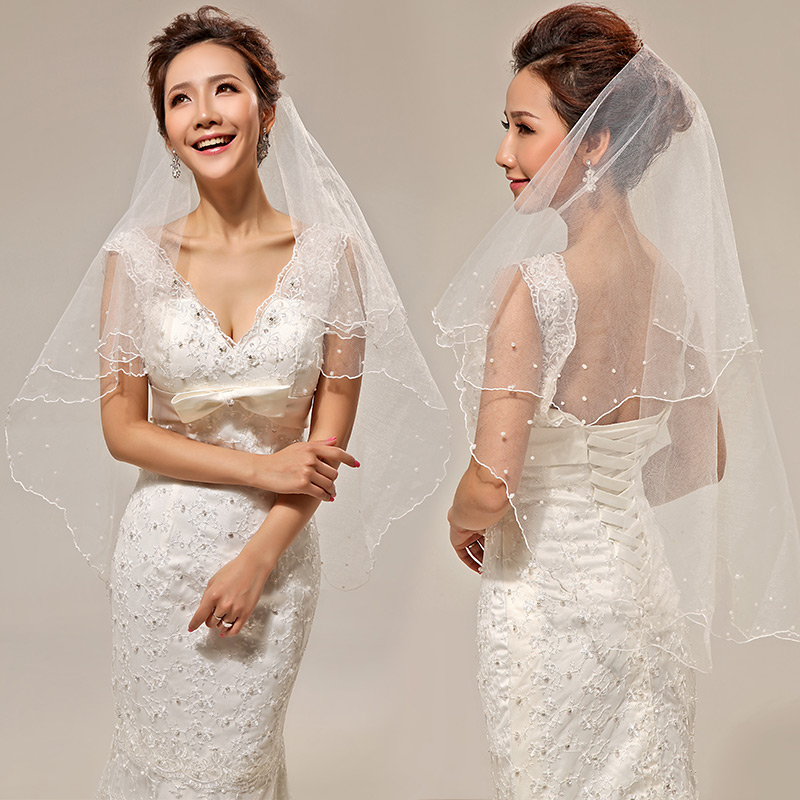 2013 high quality bridal veil 1.5 meters diamond beads ts10