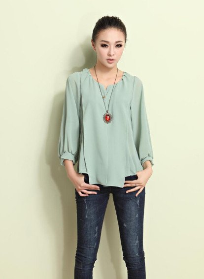 2013 Hitz authentic women,Large size long-sleeved chiffon shirt,Fashion Jacket women