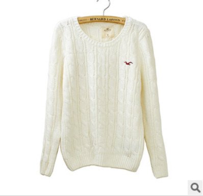 2013 Hitz the rough Serratula round neck long-sleeve knitted sweater women's sweater