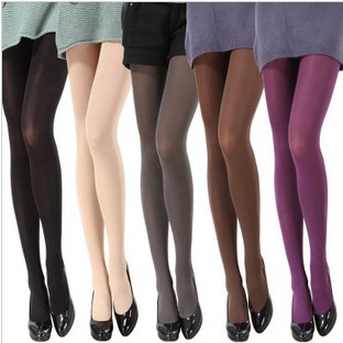 2013 Hot 120D Good Quality muticolor Solid Velvet  Womne Pantyhose Supper Elastic All-match   8 color W751 Free shipping