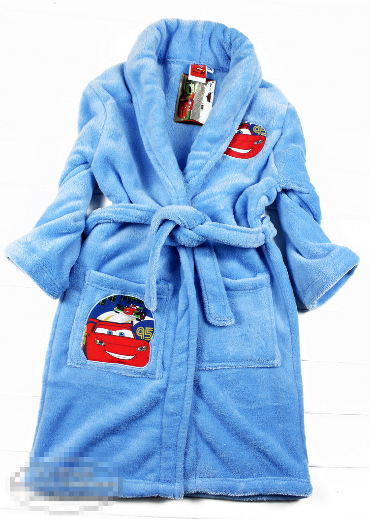 2013 Hot Sale!! Children's Sleepwear Kids Pajamas Girls & Boys Cars Sleeping / Bath Robes Cartoon Suits