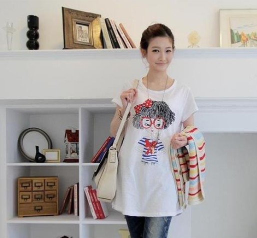 2013 Hot Sale Maternity Clothing Spring and Summer T-shirt  Pregnant Women Clothing Free Shipping