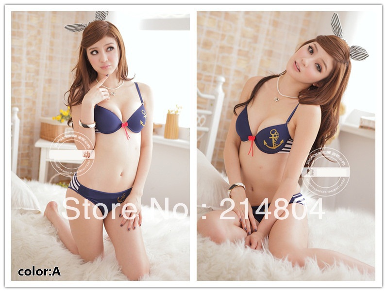 2013 Hot Sale  New fashion Lady`s Sexy Size B Bra / Underwear / lingerie suite/1000-8