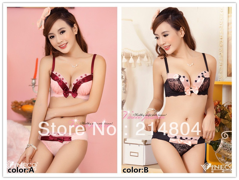 2013 Hot Sale  New fashion Lady`s Sexy Size B Bra / Underwear / lingerie suite/1061