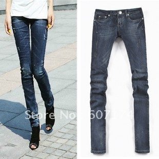 2013 Hot sell&European Trend stylish women skinny Denim Jeans,casual pencil pants,S:26-30,#1364,Free shiping