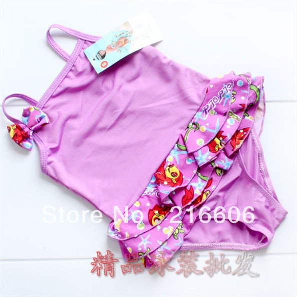2013 HOT sell top quality harness the swimwear baby girl's pink hot spring swimwear paillette dance clothing children swimsuit