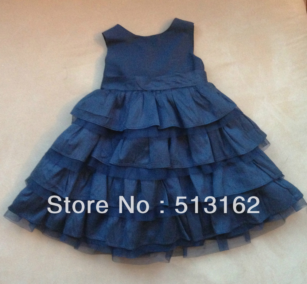2013 Hot Selling High Quality Special Occasion Tiered Ruffles Dailywear Lovely Princess Flower Girl Dresses