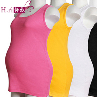 2013 hot-selling maternity basic shirt plus size maternity basic vest 5 9042