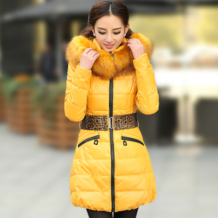 2013 Ladies' Authentic Down Jacket Fur Collar Winter Warm Jacket Fashion Down Coat for Women in 6 Colors