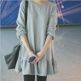 2013 maternity clothing spring fashion maternity top loose basic sweatshirt long-sleeve dress maternity spring