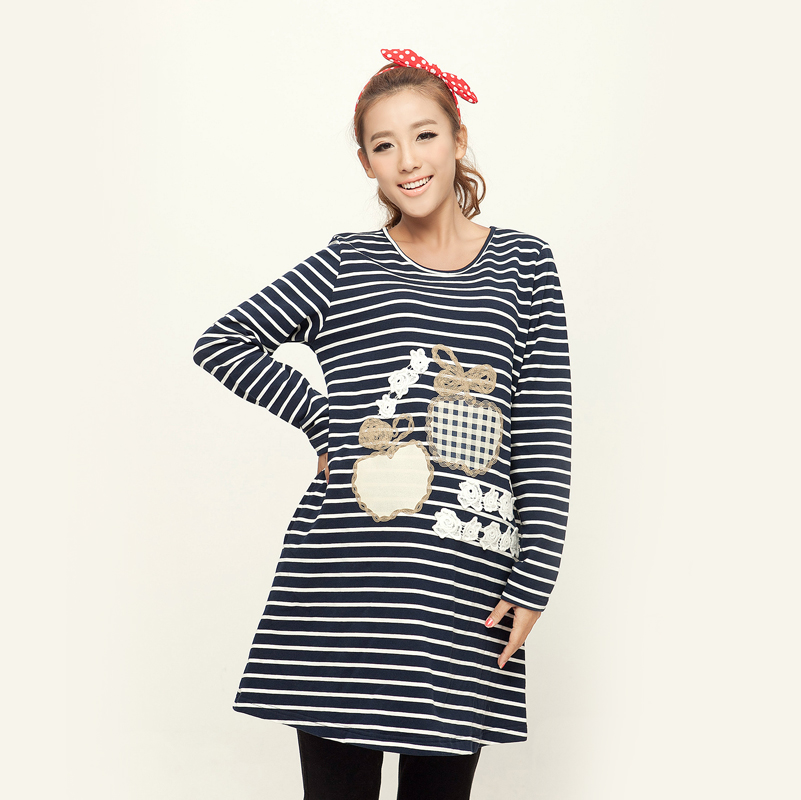 2013 maternity clothing spring long-sleeve maternity top casual comfortable cotton internality long-sleeve T-shirt