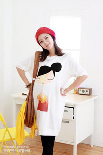 2013 maternity clothing summer girl short-sleeve maternity top maternity t-shirt white